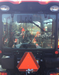 KIOTI TRACTOR PARTS REAR CAB GLASS WINDOW W/ DEFROSTER TD26-0528A