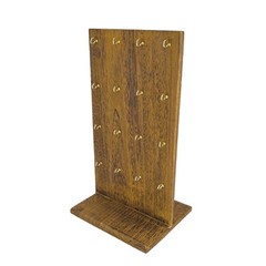 Earring Braclet Display Wooden Rotating 2-Sided Jewelry Display Stand Organizer