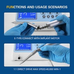 Dental 20 Degree Straight 1:1 Direct Drive Surgical Operation Contra Angle uk
