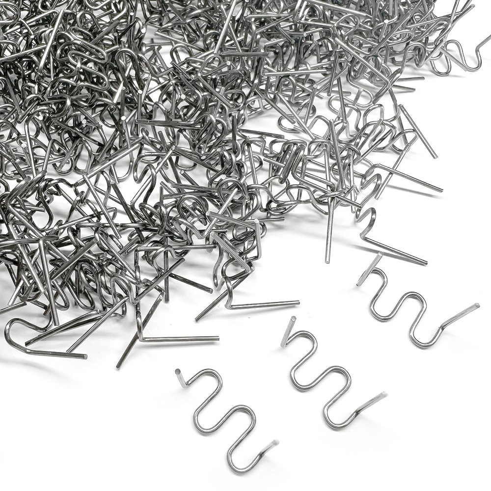 1000pcs 0.8mm Plastic Welder 0.8mm, Wave Staples
