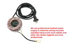 10W Ceiling Mounted Oral Light Dental Operating Lamp 6 LED Lens Light With Arm