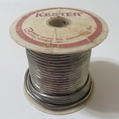 KESTER ® Large Spool Solder – 0.125″ Diameter – Solid Core – THREE (3) POUNDS