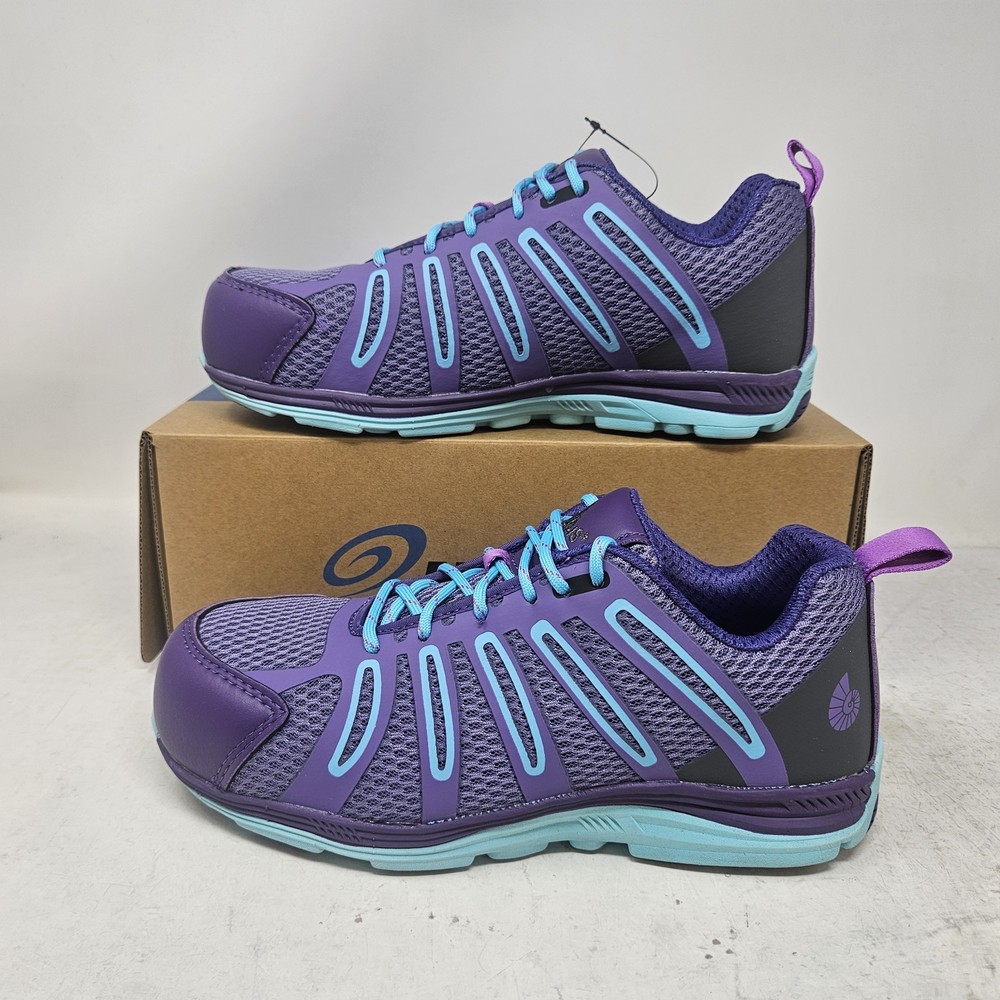 Women’s Nautilus Work Athletic Purple Shoes w/ Safety Toe / N1792 / Size 8 (D)