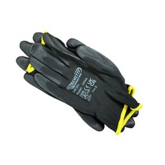 12 Pairs PU Coated Safety Work Gloves Glove Garden Grip Mens Builders Gardening