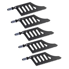 5x Flush Cutting Jigsaw Blade Irregular Curve Saw Blade with Handle for Wood US$
