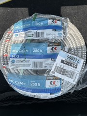 14/3 x 250 ft. Solid MC Lite Cable. Brand New Shipping Ready *Torn packaging*