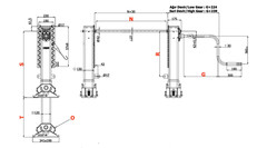 Support Winch Complete Single Pack OMS Mounting Height: 650, 700, 750, 800, 850