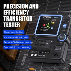 FNIRSI LCR-P1 Transistor Tester Diode Triode MOSFET NPN PNP SMD LCR ESR Meter