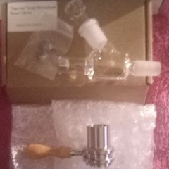 Ruby Twist Injector Kit w/ Lab Glass Adapters & Connectors for Biological Lab
