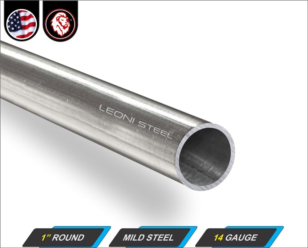 1″ Round Metal Tube – Mild Steel – 14 gauge – ERW – 11″ inch long