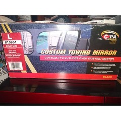 Towing Mirrors Black R/L 2007-2012 Chevy GMC Cadillac CIPA 10901&2 Custom