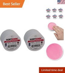 LEE 10053 Sortkwik Fingertip Moisteners, 3/8 oz, Pink, Sold as 6 Pack