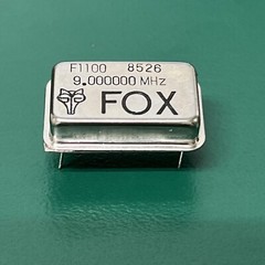 FOX F1100-9.000000MHZ OSCILLATOR,CRYSTAL CONTROLLED 4 PIN