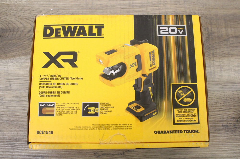 Dewalt DCE154B 20V Max XR 1-1/4″ Cordless Copper Tubing Cutter