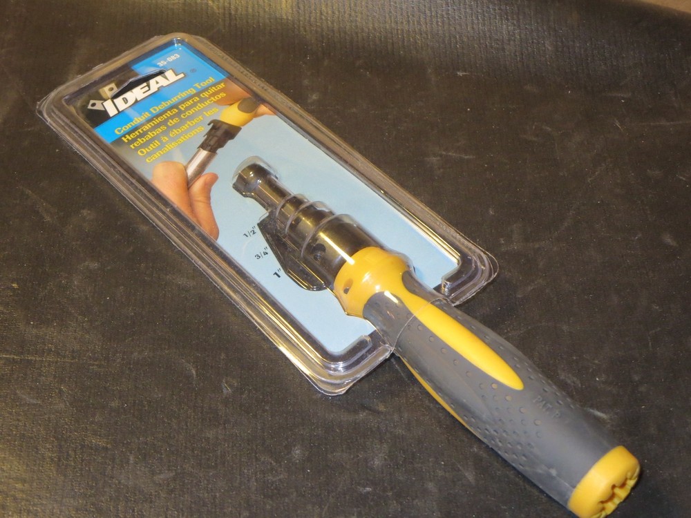 Ideal 35-083 Conduit Tool Deburring Tool Slotted Tip Twist-a-Nut New