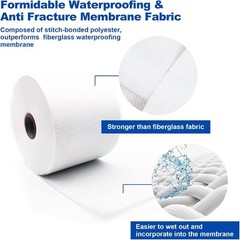 High Compatibility Fiberglass Fabric for Waterproof Coatings