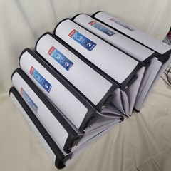 7 Pack ~Staples Better 2-Inch 3-Ring Binder, White – Heavy-Duty. Rubber corner