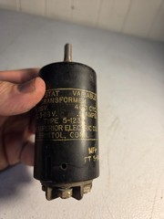 Superior Electric Powerstat Type 5-1073 Variable Transformer 4A 400Hz Part