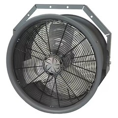 Fostoria Hv-24-277 High-Velocity Industrial Fan, 22 In Blade Dia, 3 Blades, 1