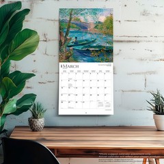 Impressionists | 2027 12×24″ (Hanging) Monthly Wall Calendar | Plastic-Free