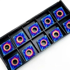 10pcs CNMG431 CNMG120404-MA Carbide Inserts Nano-Blue Coating Insert is Suitable