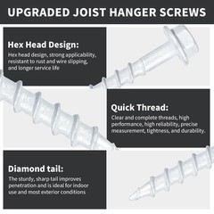 SD Connector Screws, #9 x 1-1/2″ Heavy‑Duty Joist Hanger x 1-1/2 in