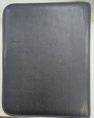 DayTimer Planner Organizer, Black Leather, 7 Ring Binder 8 x 10.5 in. Very Nice