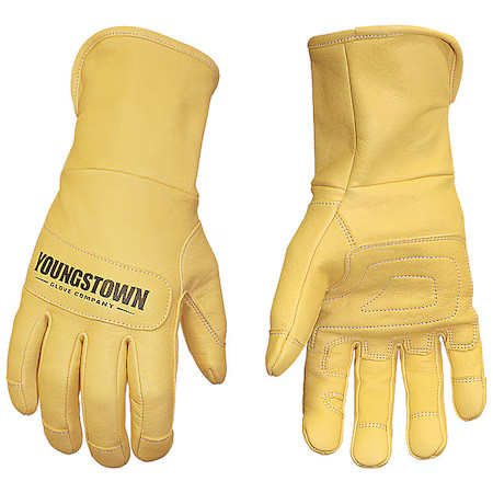 Youngstown Glove Co 11-3245-60-Xl Leather Gloves, Goatskin, Safety Cuff, Wing