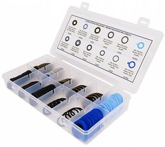 100Pcs 12 Types Metal Rubber Master Oil Drain Plug Gasket Assortment Kit Repl