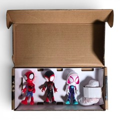 Marvel Spidey and His Amazing Friends 3pk – 4″ Action Figures & Web Accessories