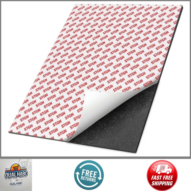 80 Mil Magnetic Sheet Adhesive Backing 8.5×11 Inch Flexible Rubber Magnet 1 Piec