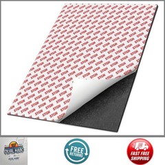 80 Mil Magnetic Sheet Adhesive Backing 8.5×11 Inch Flexible Rubber Magnet 1 Piec