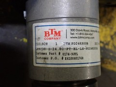 BTM COMPANY PNEUMATIC LOCKING PIN CLAMP LPPC38-G-24.80-PT-BL-LS-PD248300B