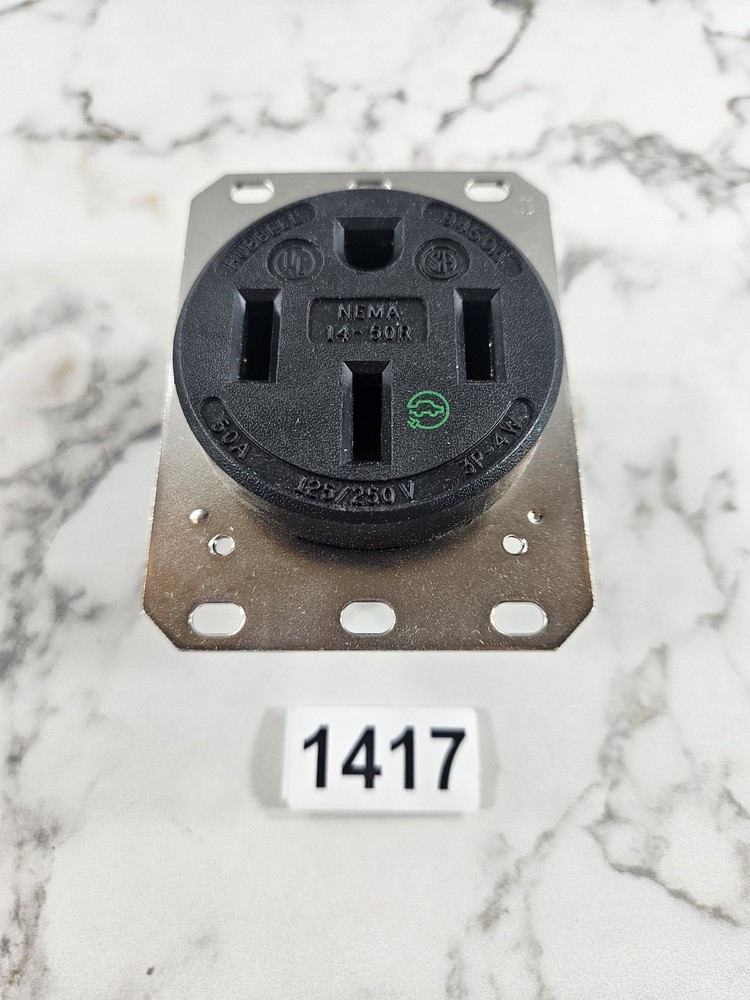 Hubbell HBL9450A Straight Blade Device Receptacle, RTP, For Parts ONLY