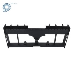 Heavy-Duty Skid Steer Pallet Fork Frame W/Receiver Hitch & Spear Sleeves 2500LBS