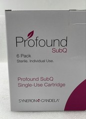 6 PACK- Syneron Candela Profound SubQ Single-Use Cartridge KT76663 Tip AS87913