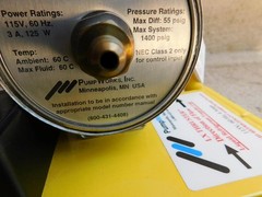 PUMP WORKS INC LX THRUSTER MODEL PW2 LIQUID REFRIGERANT TRANSFER PUMP NEW