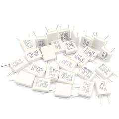 5Watt Non-Inductive Cement Resistor ±5% Values of 0.005~100Ohm Ceramic Resistor