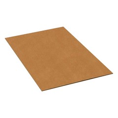 Box USA Double Wall Corrugated Cardboard Sheets, 24″ x 36″, Kraft (Pack of 5), (