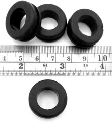 3/4″ Hole Fit Rubber Grommet Wiring Bushing Fits 1/8 To 5/32″ Panel, Has 1/2″ ID