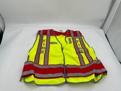 ML Kishigo Fire Department Neon Yellow Safety Vest Size 2XL-4XL