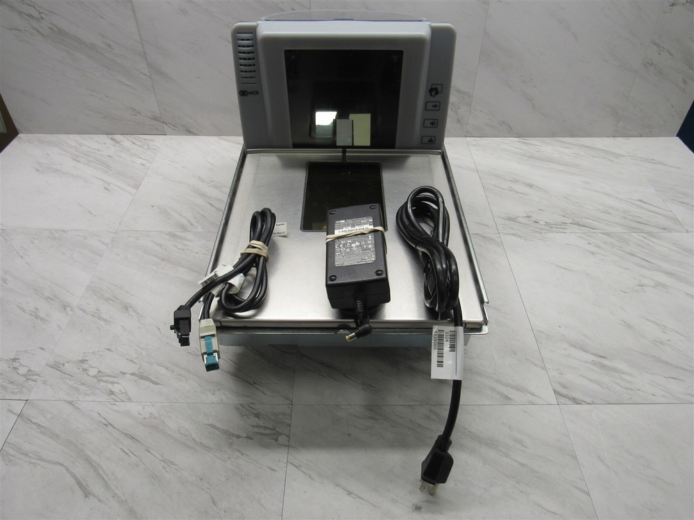 NCR 7878-2001 Bi-Optic POS Scanner Scale ALL BLACK Powered USB with Adapter