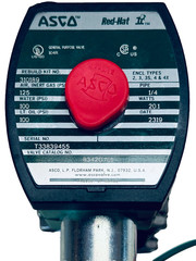 ASCO RED-HAT 8342G701 SOLENOID VALVE 4 WAY STAINLESS STEEL BODY PTFE SEAL NEW