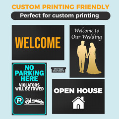 10-Pack Poster Board 24X36 Corrugated Plastic Sheets – 4Mm, Extra Large Waterpro