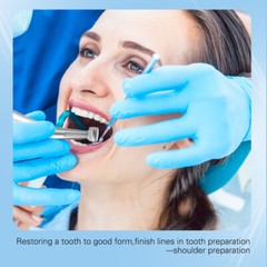 COXO Dental High Speed Handpiece Mini Head Air Turbine 4 Holes CX207-B