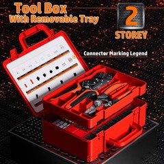 PEBA Crimping Tool and JST Connector Kit – 20 Types of 2.5 mm JST-XH Connecto…