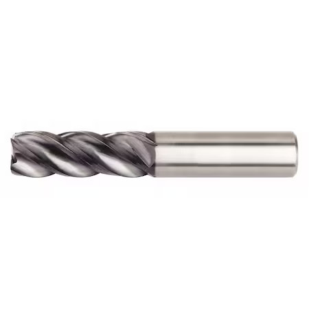 Widia 4V151100ast End Mill, Altin, 0.4375 In Millng Dia, 4V05
