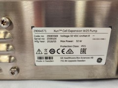 GE Xuri W25 Cell Expansion System with CBCU, Pump, Filter Heaters & Accessories