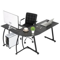 58″ L-Shaped Computer Desk Gameing Corner Desk PC Laptop Table Workstation Home