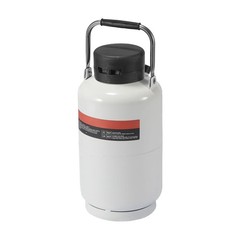 3L Aluminum LN2 Tank with 6 Canisters & Carry Bag